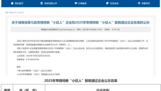 專精特新｜新威凌通過2025年國家級專精特新“小巨人”企業復核